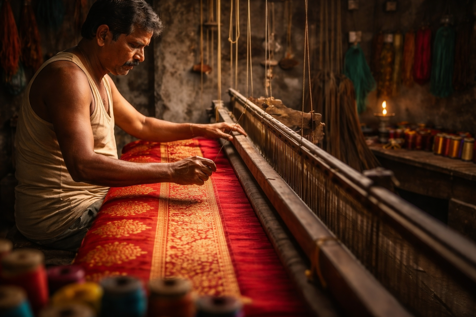 Artisan weaving